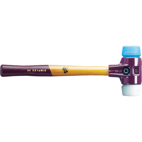 HALDER Việt Nam | HALDER Simplex Hammer TPE (blue) Polyethylene (white) Head diameter 50mm SIMPLEX Hammer MW4817702