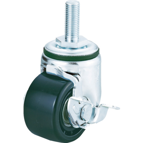 YUEI Việt Nam | YUEI Screw-in type Swivel Low-floor Caster Reinforced nylon Wheel diameter 75mm With stopper H type HT-S type Screw size M16 x 40 pitch 2 MW4820045