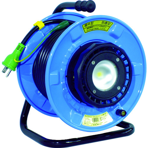 NICHIDO Việt Nam | NICHIDO Electrician's Drum, Weatherproof and Dustproof LED Light Reel (Lighted Drum), For Electrical Leakage Protection, 20m Outdoor Type(Rain-Proof/Dust-Proof)Code Reel MW4866240