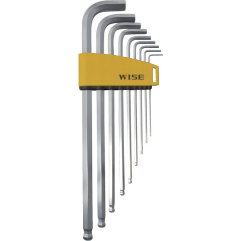 WISE Việt Nam | WISE Hard Ball Point Hexagonal Wrench Long 9 Piece Set Ballpoint wrench MW4955393