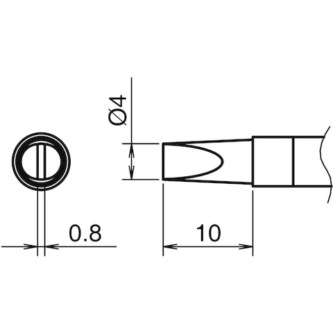 HAKKO Việt Nam | Hakko soldering tip 4D type MW5586337