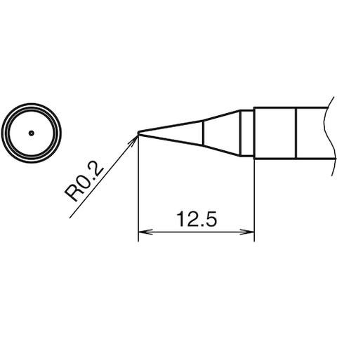 HAKKO Việt Nam | Hakko soldering tip 0.2IL type Soldering Tip MW5586345