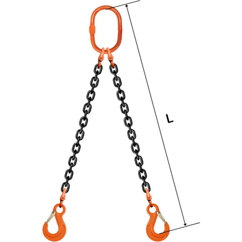 PEWAG Việt Nam | Pewag sling chain double (eye type) WE1 8 x 3M Sling Chain Double (Eye Type) MW5868476