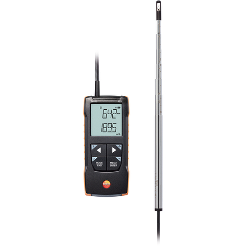 TESTO Việt Nam | TESTO hot wire anemometer testo 425 with wind speed and temperature calibration documents (anonymous) MW6886759