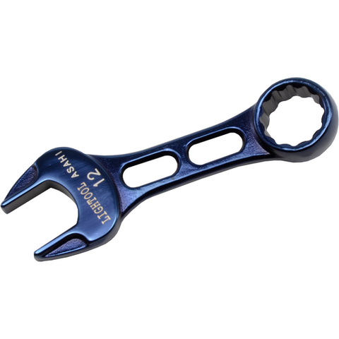 ASH Việt Nam | ASH Lighttool Combination Spanner Petitcon Ion Plating (Metal Blue) 12mm Lightool Combination Wrench MW6966630
