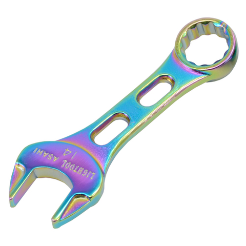 ASH Việt Nam | ASH Lighttool Combination Spanner Petitcon Ion Plating (Rainbow Color) 14mm Lightool Combination Wrench MW6966632