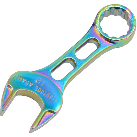 ASH Việt Nam | ASH Lighttool Combination Spanner Petitcon Ion Plating (Rainbow Color) 12mm Lightool Combination Wrench MW6966634