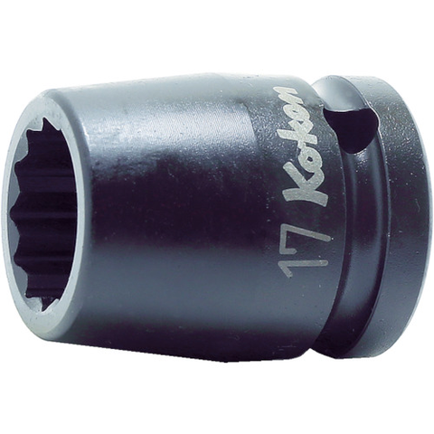 KOKEN Việt Nam | Ko-ken impact 12-sided socket, 12.7mm drive, 21mm across 1/2 sq. 12-point Impact Socket MW7772939