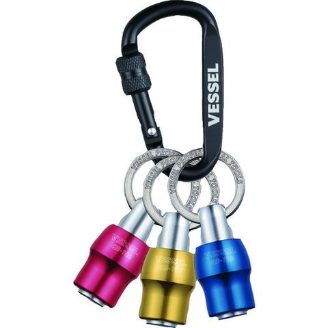 VESSEL Việt Nam | VESSEL Quick Catcher 3-piece set QB-K3C (Red, Blue, Yellow) BIT Holder MW7921411