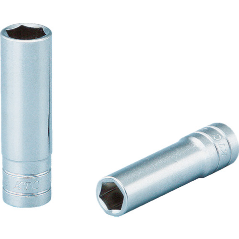 KTC Việt Nam | KTC 6.3 sq. deep socket (hexagonal) 5/16 inch flats, 6.35 mm drive, 50 mm overall length 1/4inch sq. Deep Socket (6pt.) MW8070084