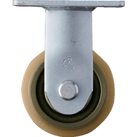 HAMMER CASTER Việt Nam | Hammer Heavy-duty fixed urethane wheels (casting wheels, radial ball bearings) 100 mm Topplate (Heavy-duty) Urethane Caster MW8143278