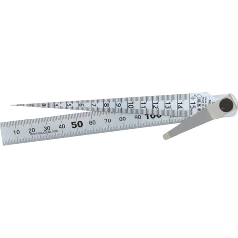 SK Việt Nam | SK Taper gauge with straight scale No. 700 with clip Measurement range Taper gauge 1-15mm Straight scale 0-130mm TAPER GAUGE MW8177525