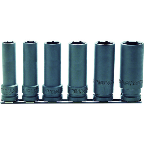 TRUSCO Việt Nam | TRUSCO impact extra long socket set, length 100mm MW8191216