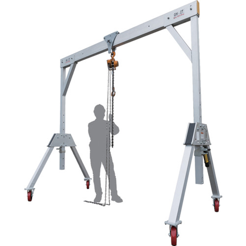 ASADA Việt Nam | Asada Gantry 0.75 ton 4m Portable Gate Type Lifter Aluminum Alloy Body MW8284938