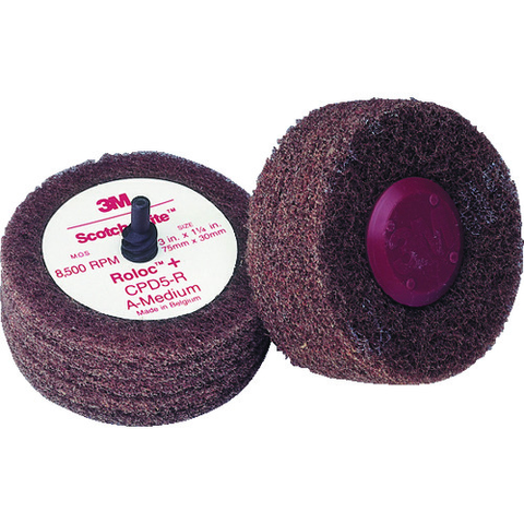 3M Việt Nam | 3M ROLOCK CSD2 100mm #120 equivalent black Scotch-Brite(TM) Roloc(TM) CSD MW8363352
