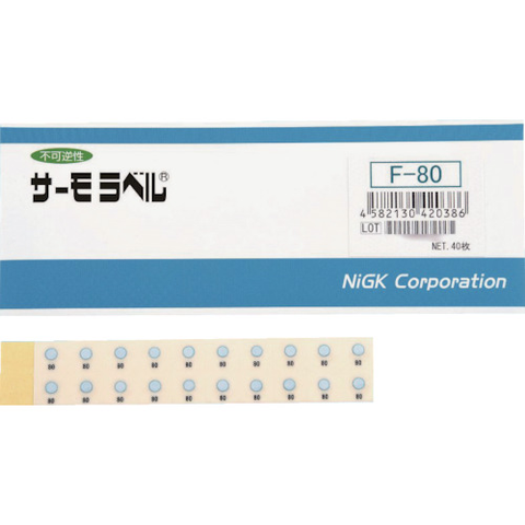 NOF Việt Nam | NOF Corporation Thermo Label 1-point display / Small outdoor compatible type Irreversible 125 degrees MW8385056