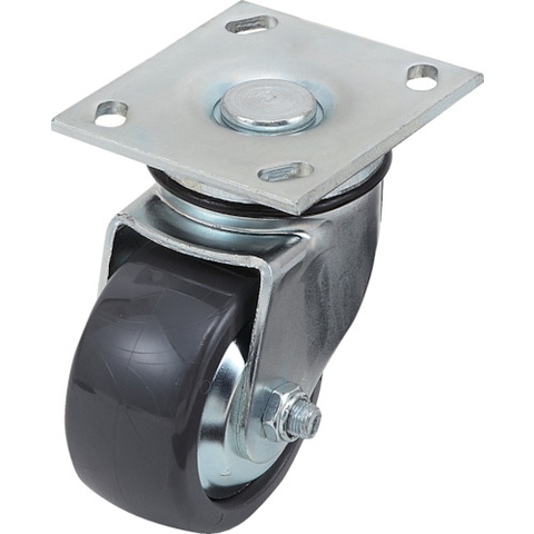 Sugatsune Industries Việt Nam | Sugatsune Industrial Plate Type Heavy Load Caster (Solid Elastomer Vehicle) Flexible MW4183495