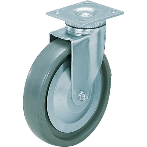 Sugatsune Industries Việt Nam | Sugatsune Industrial Plate Type Heavy Load Caster (Solid Elastomer Vehicle) Flexible MW4183657
