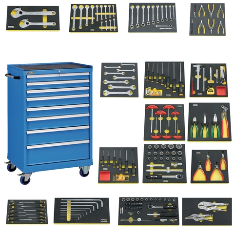 Thùng đồ nghề 8 ngăn 178 chi tiết FUTURO - #540160.0100-178