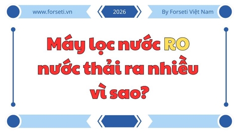 Máy lọc nước RO nước thải ra nhiều vì sao?
