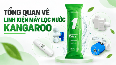 Tổng quan về linh kiện máy lọc nước Kangaroo
