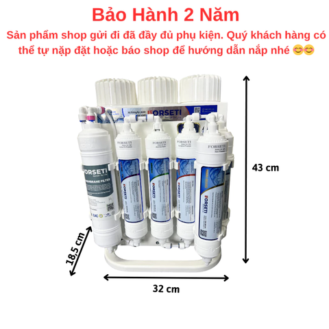 Máy lọc nước để gầm Forseti 10 cấp Model FWP-888-X10. Màng RO nhập khẩu Hàn Quốc bảo hành chính hãng 24 tháng