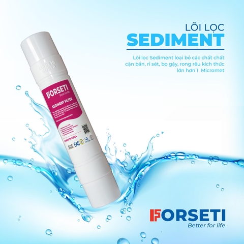 Lõi lọc số 1 Korihome - Lõi Sediment cắm nhanh dành cho tất cả các model