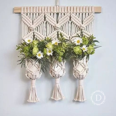 Treo cây Macrame