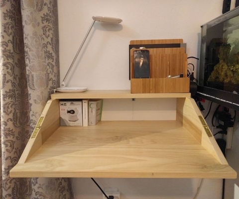 Bàn treo tường gập gọn làm Kệ treo