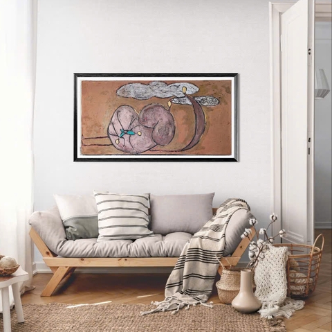 Tranh Sơn Mài Có Đôi - Love