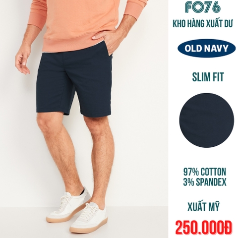 OLD NAVY - QUẦN SHORT NAM KAKI SLIM FIT MÀU XANH NAVY - RN 77368