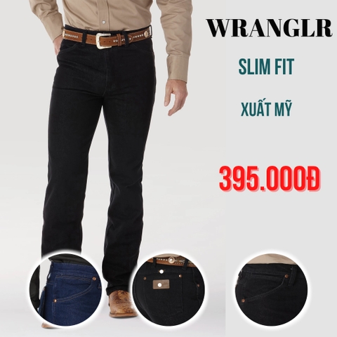 WRANGLER - QUẦN JEAN NAM DÀI ỐNG SUÔNG MÀU TỔNG HỢP