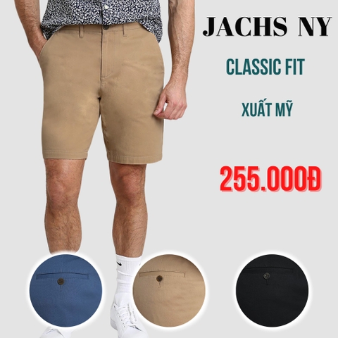 JACHS NY - QUẦN SHORT NAM KAKI MÀU TỔNG HỢP