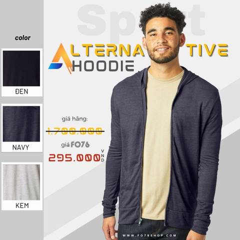 ALTERNATIVE - ÁO KHOÁC HOODIE NAM XUẤT MỸ