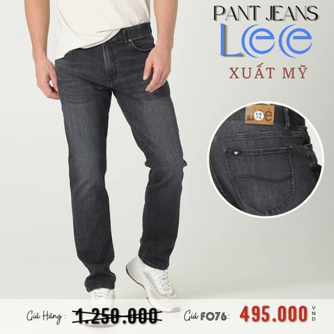 QUẦN JEANS NAM CO GIÃN MÀU XÁM