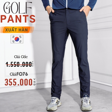 QUẦN GOLF NAM CAO CẤP XUẤT HÀN MÀU XANH QG4320T1