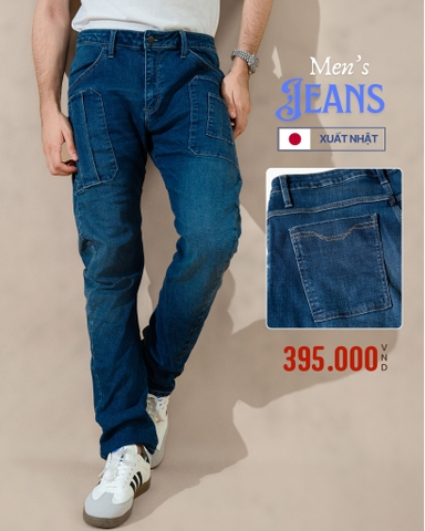 QUẦN JEAN NAM XUẤT NHẬT MÀU XANH NHẠT QJ41025L15