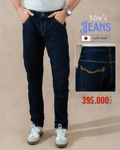 QUẦN JEAN NAM XUẤT NHẬT MÀU XANH ĐEN QJ41025L7