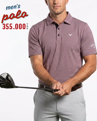 ÁO POLO GOLF NAM TAY NGẮN MÀU ĐỎ PL60529D5
