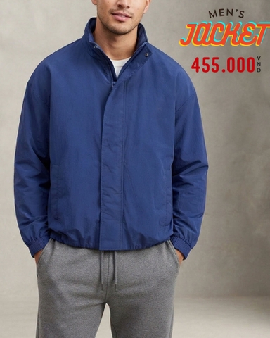 ÁO KHOÁC NAM VẢI GIÓ XUẤT MỸ MÀU XANH DƯƠNG AK60801T1