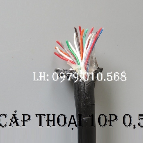 Dây cáp điện thoại 10 đôi treo (10x2x0.5mm)-Z43