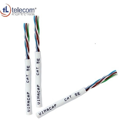 Cáp mạng Cat5e UTP 4 đôi (305m/cuộn) VINACAP