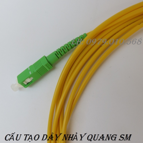 Cấu tạo dây nhảy quang Singlemode thông dụng và chất lượng nhất hiện nay