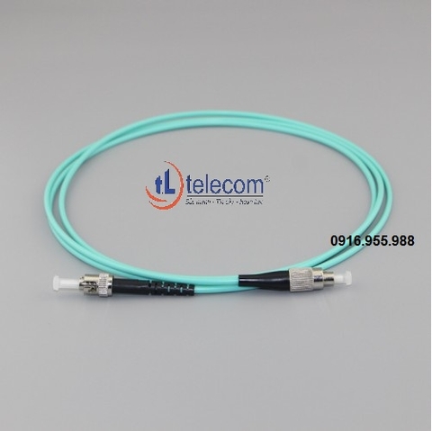 Dây cáp nhảy quang FC to ST, Multimode, Simplex OM3 tltelecom 9/125