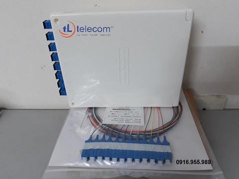 Hộp phối quang ngoài trời ODF Commscope (AMP) 8Fo đầy đủ phụ kiện