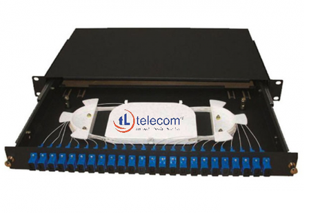 ODF Patch Panel Khay Trượt Gắn Rack 19