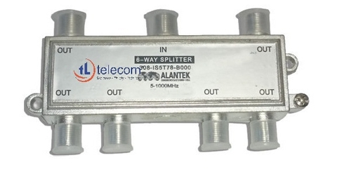 Splitter Indoor 6-way Alantek 308-IS5176-0000 Part Number: 308-IS5176-0000