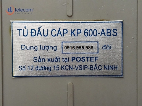 Tủ đấu dây điện thoại 600 đôi (đầy đủ phiến krone VN)