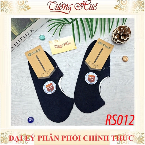 Vớ Nam Relax RS012 Xanh Đen Freesize Cotton Co Giãn Cổ Thấp