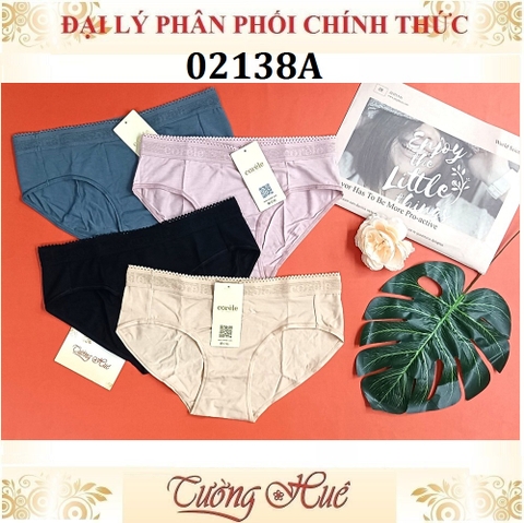 Quần Lót Nữ Corele.V 02138A Cotton Trơn (FORM LỚN).